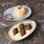 كبة باللبن مع الرز