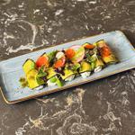 لفائف الباذنجان مع اللبنة